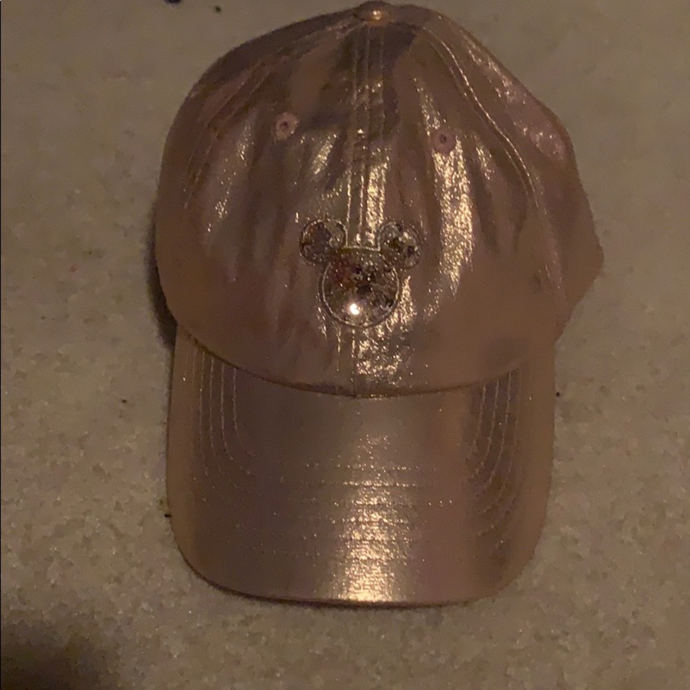 Rose gold Disney baseball cap
